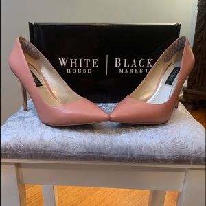White House Black Market Blush Heels